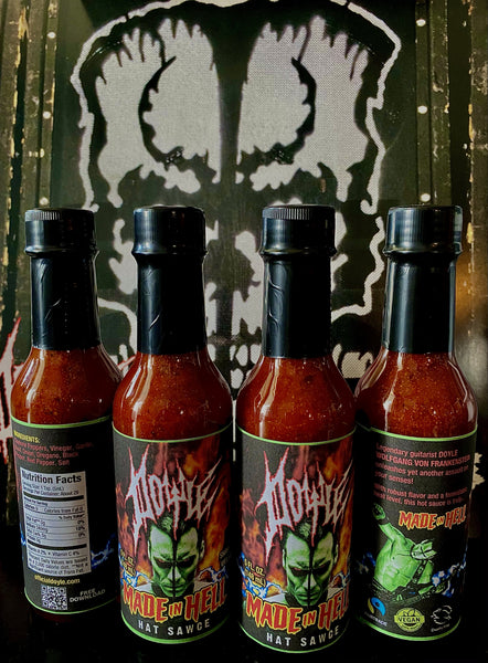 Doyle’s "Made in Hell" Hot Sauce (not signed)