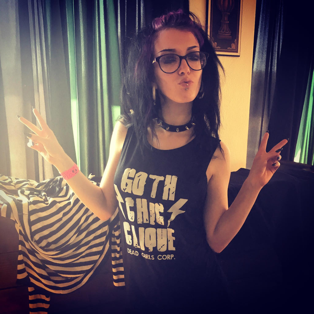 Dead Girls Corp. Goth Chick Clique tank top