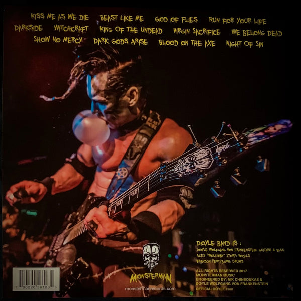 DOYLE II " AS WE DIE" BLOOD SPLATTER VINYL "IN STOCK"